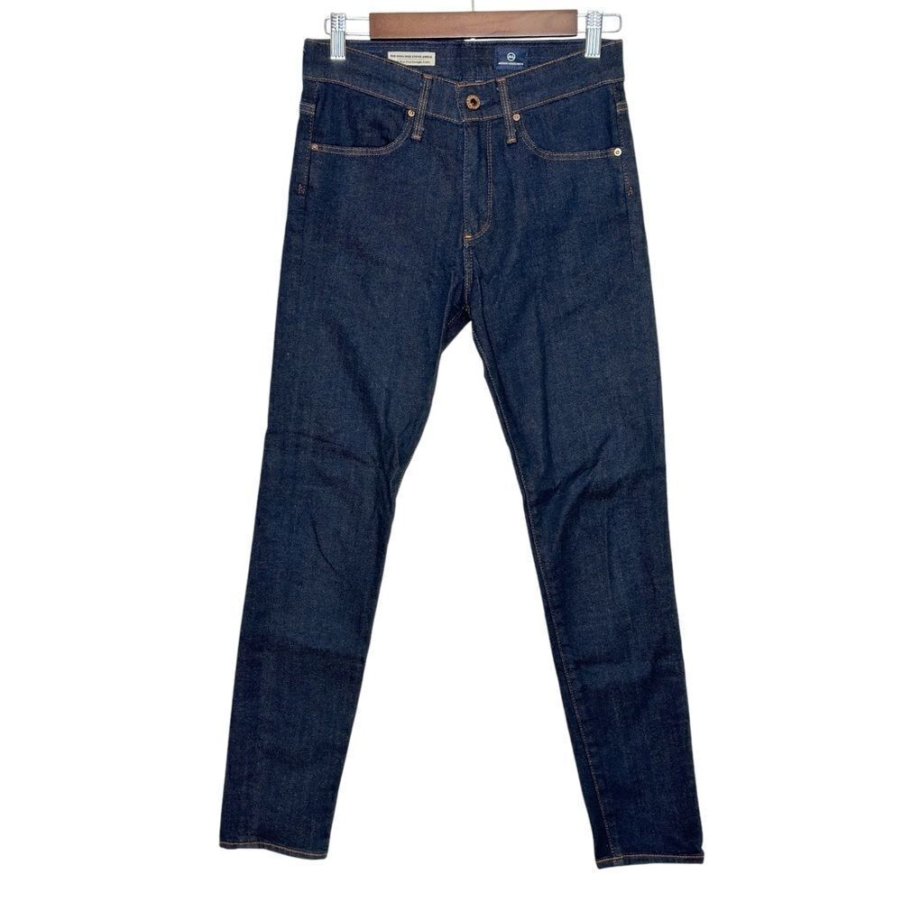 AG Adriano Goldschmied High Rise Stevie Straight Ankle Jean Size 26